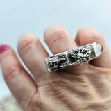 The Village Sterling Art Piece Ring - Shape Of Fire Jewelry Australia