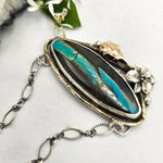 Southwestern Turquoise Sterling Necklace - Shape Of Fire Jewelry Australia