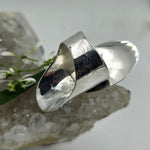 Ocean Larimar Sterling Shield Ring - Shape Of Fire Jewelry Australia