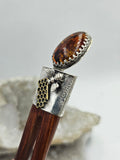 Baltic Amber Sterling Silver Hair Stick - Shape Of Fire Jewelry Australia