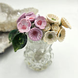 Art Glass Flowers In Deco Bud Vase - Shape Of Fire Jewelry Australia