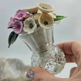 Art Glass Flowers In Deco Bud Vase - Shape Of Fire Jewelry Australia