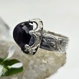 Faceted Amethyst & Sterling Garland Ring - Shape Of Fire Jewelry Australia