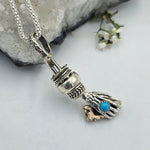 Mummy Gypsy Hand Sterling Necklace - Shape Of Fire Jewelry Australia