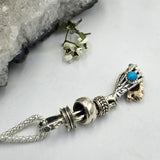 Mummy Gypsy Hand Sterling Necklace - Shape Of Fire Jewelry Australia