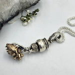 Mummy Gypsy Hand Sterling Necklace - Shape Of Fire Jewelry Australia
